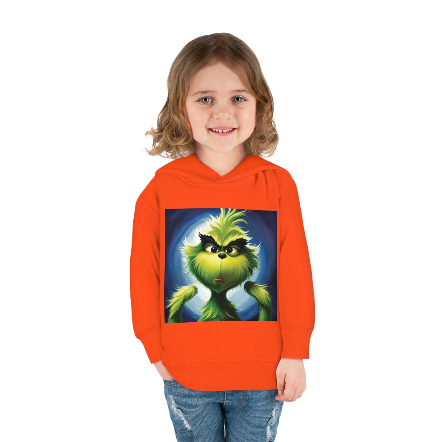 Grinchie Toddler Pullover Fleece Hoodie