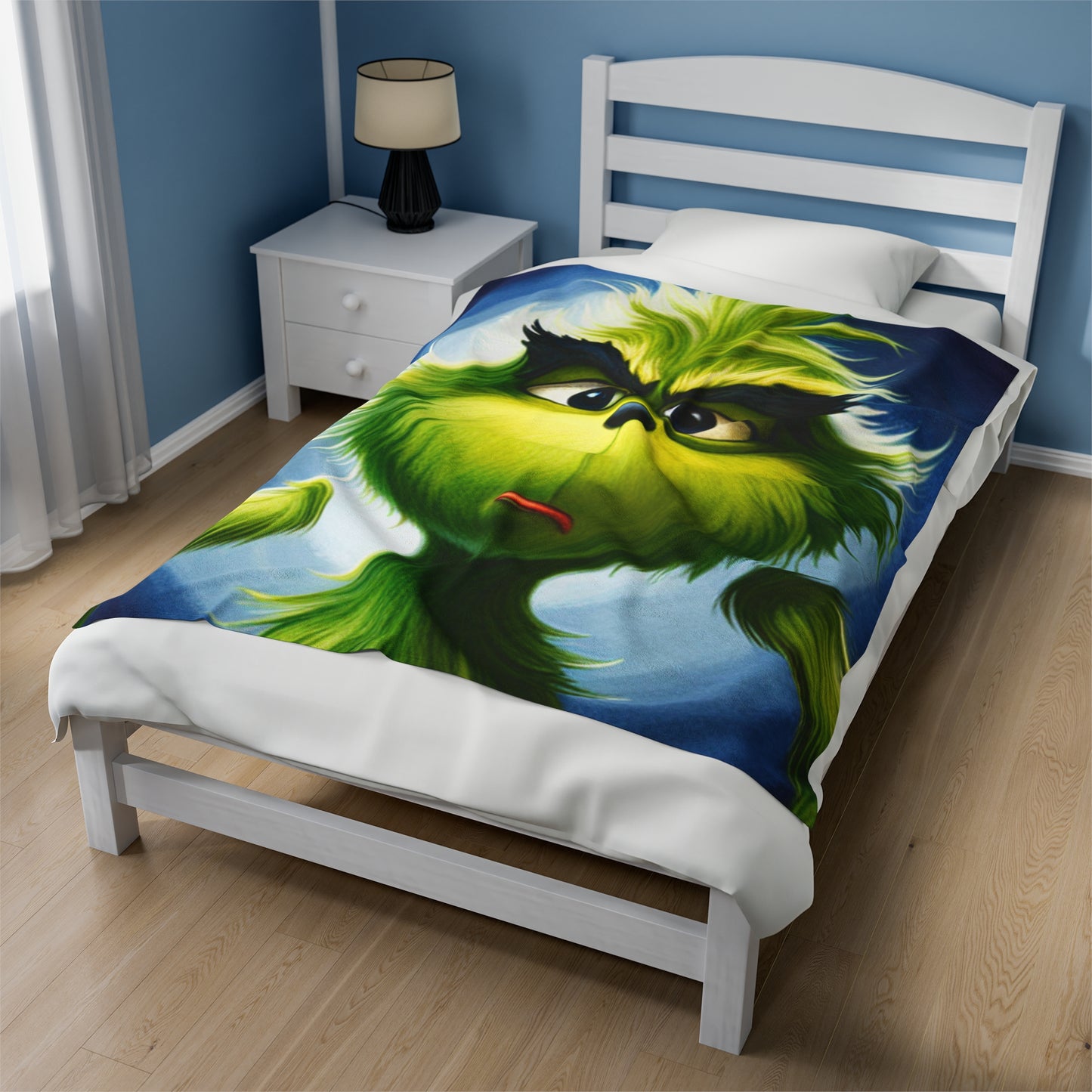 Grinchie Velveteen Plush Blanket