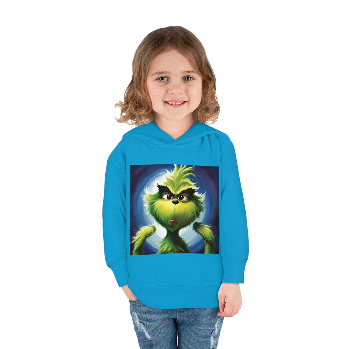Grinchie Toddler Pullover Fleece Hoodie