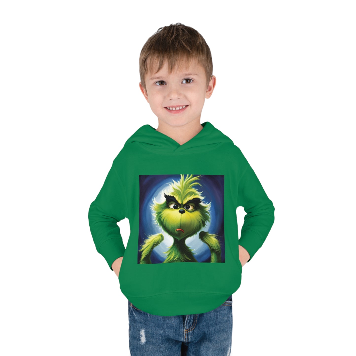 Grinchie Toddler Pullover Fleece Hoodie