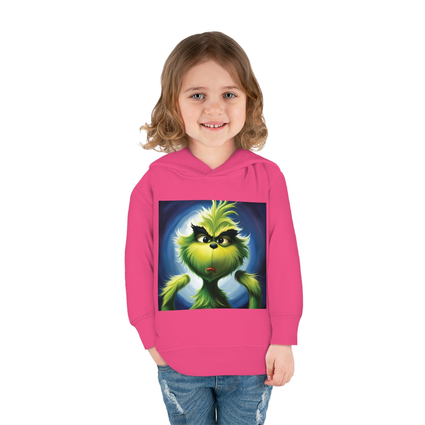 Grinchie Toddler Pullover Fleece Hoodie