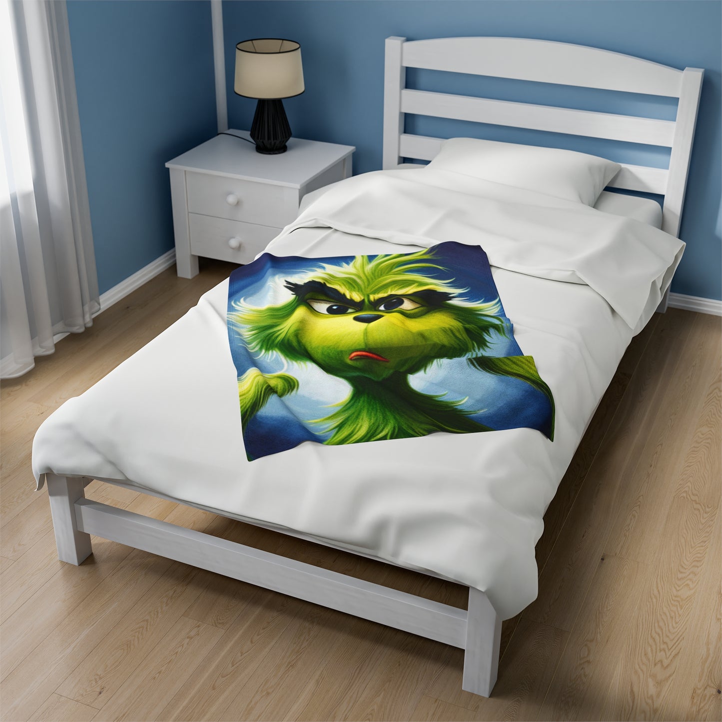 Grinchie Velveteen Plush Blanket