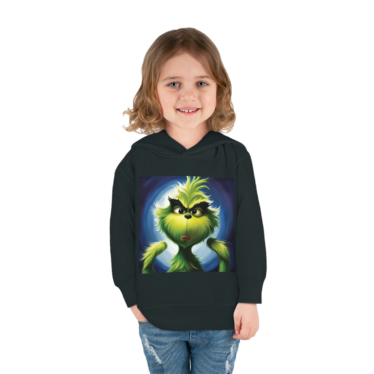 Grinchie Toddler Pullover Fleece Hoodie