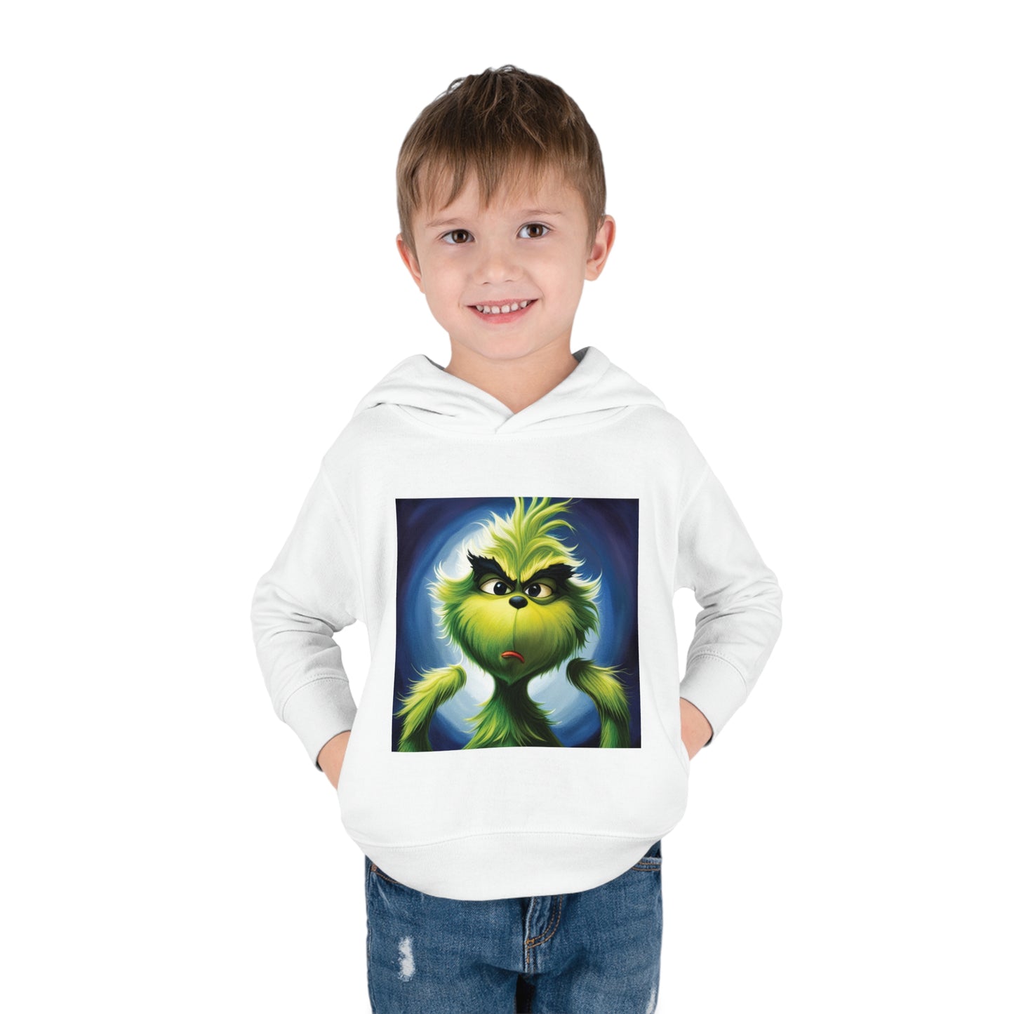 Grinchie Toddler Pullover Fleece Hoodie