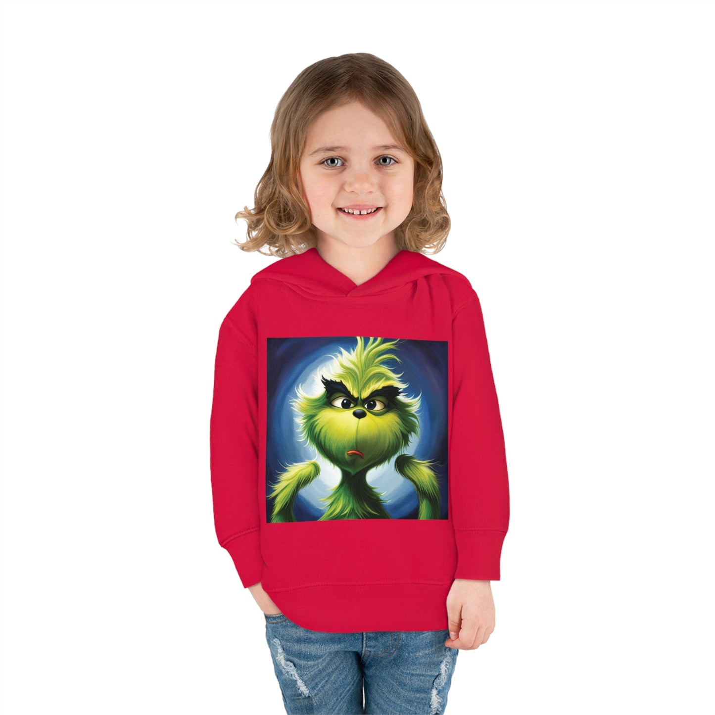 Grinchie Toddler Pullover Fleece Hoodie