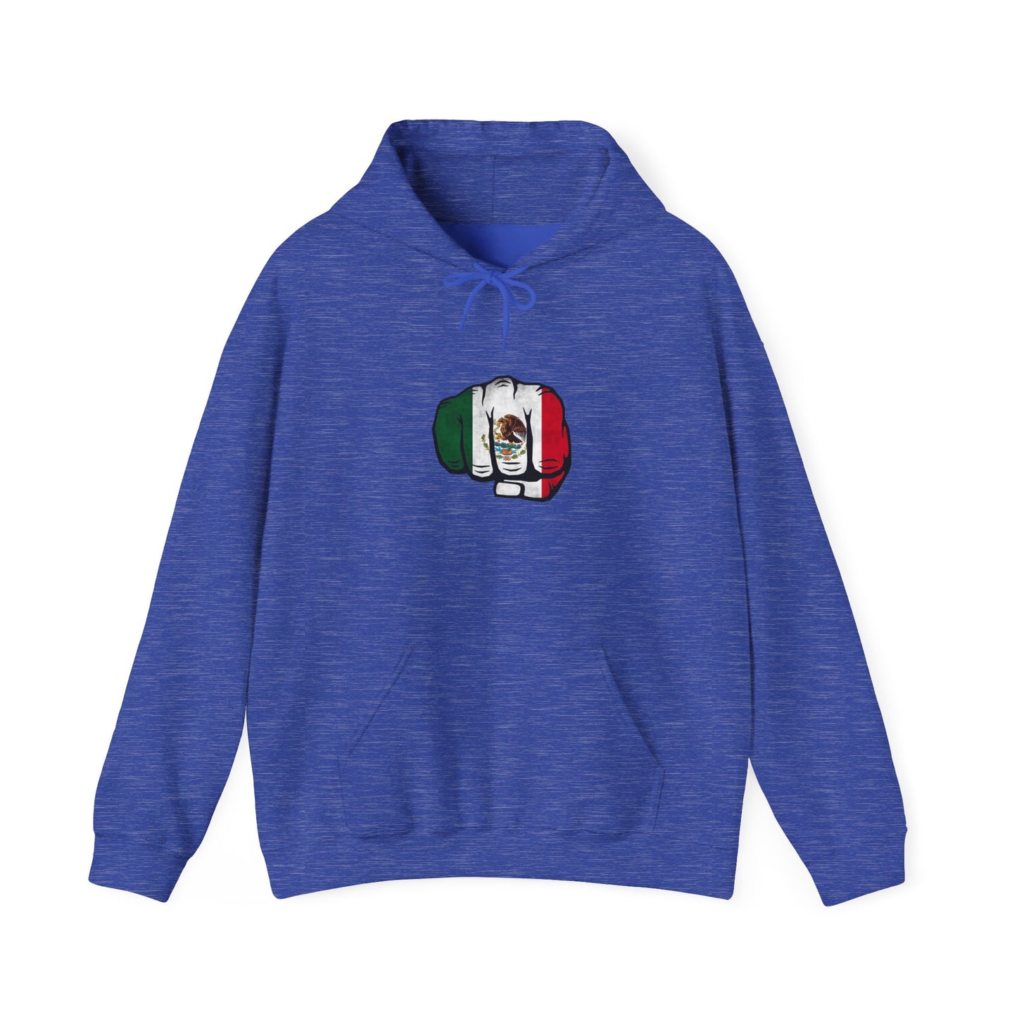 Hooded Sweatshirt Mexican Pride Fist Design
