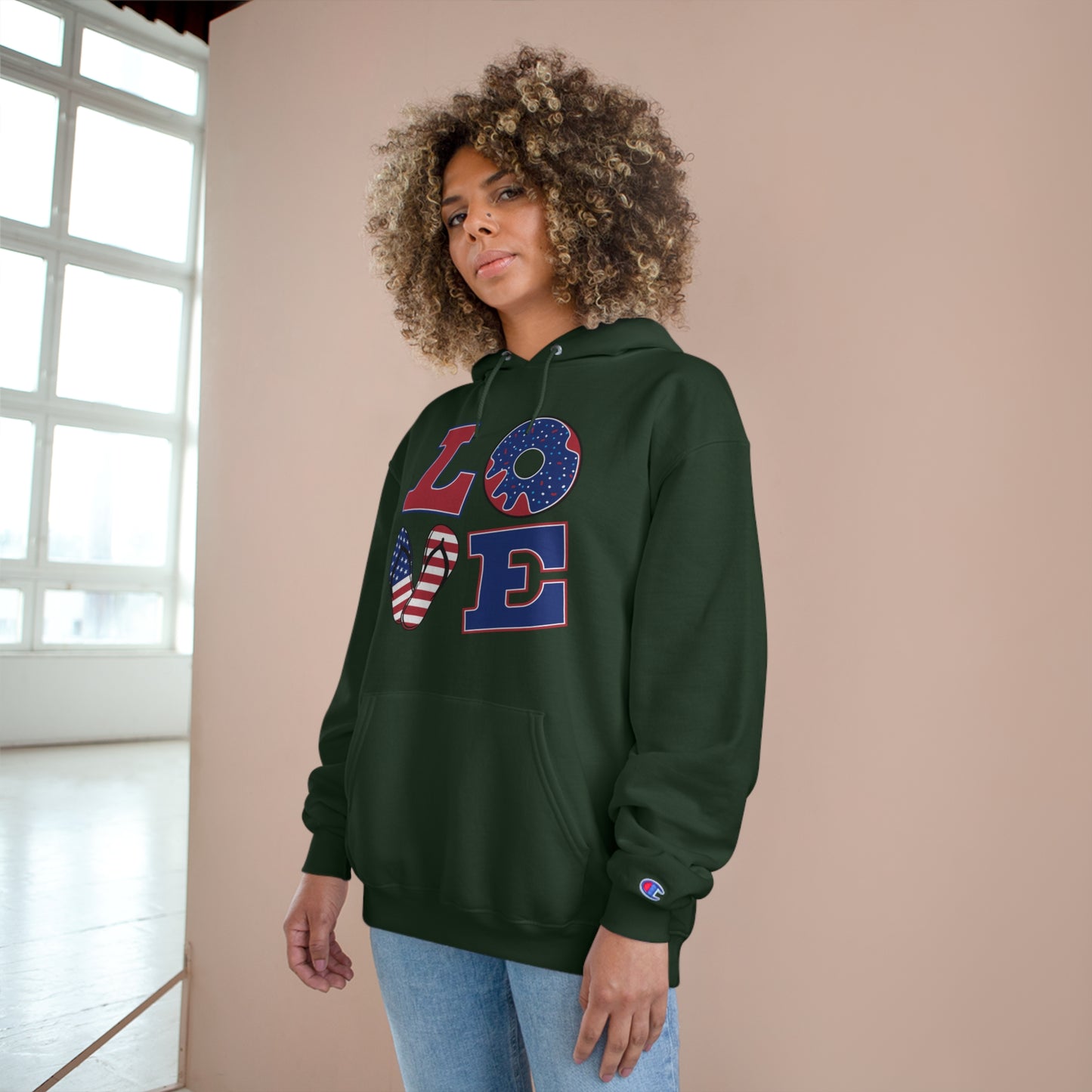 Love Independence Day Hoodie