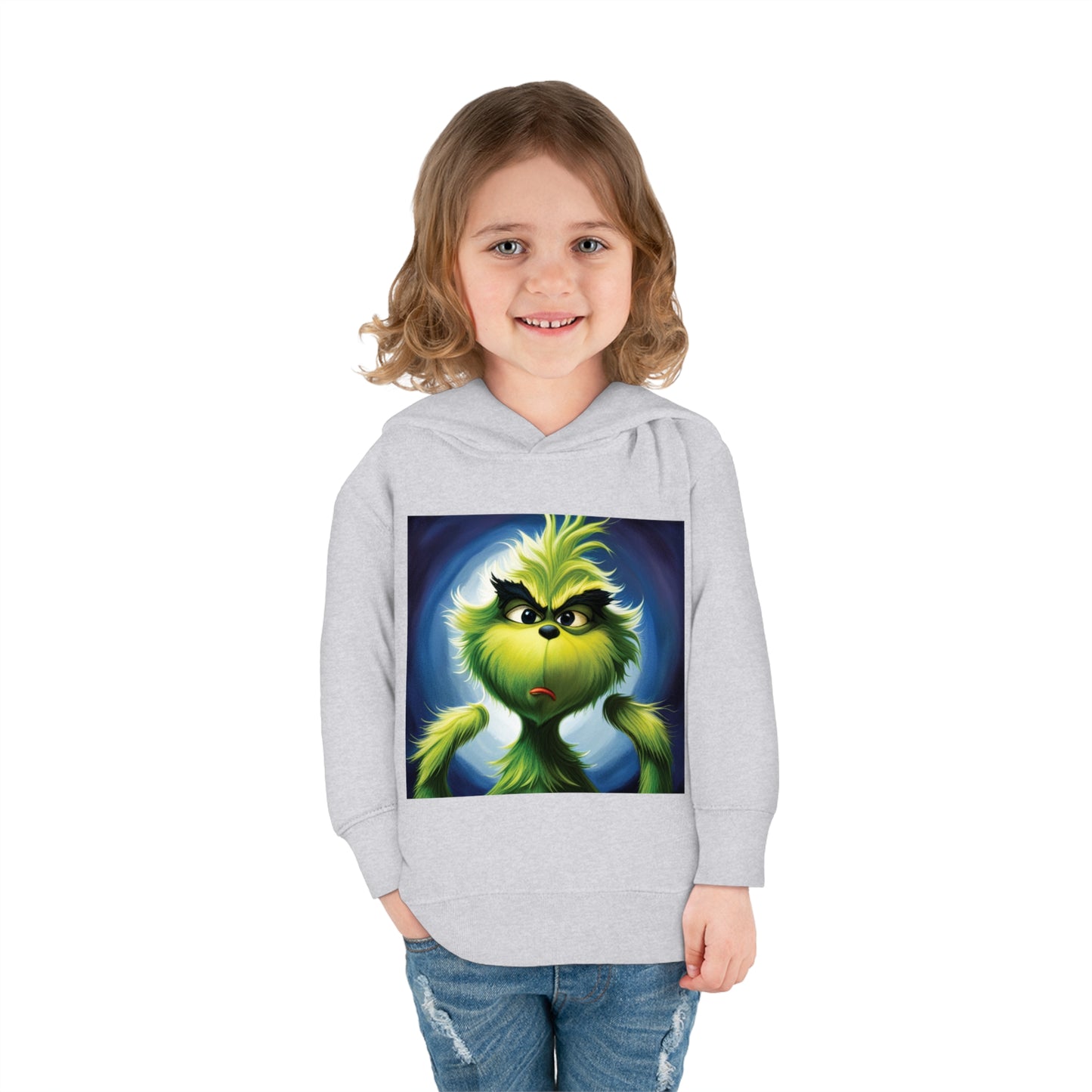 Grinchie Toddler Pullover Fleece Hoodie