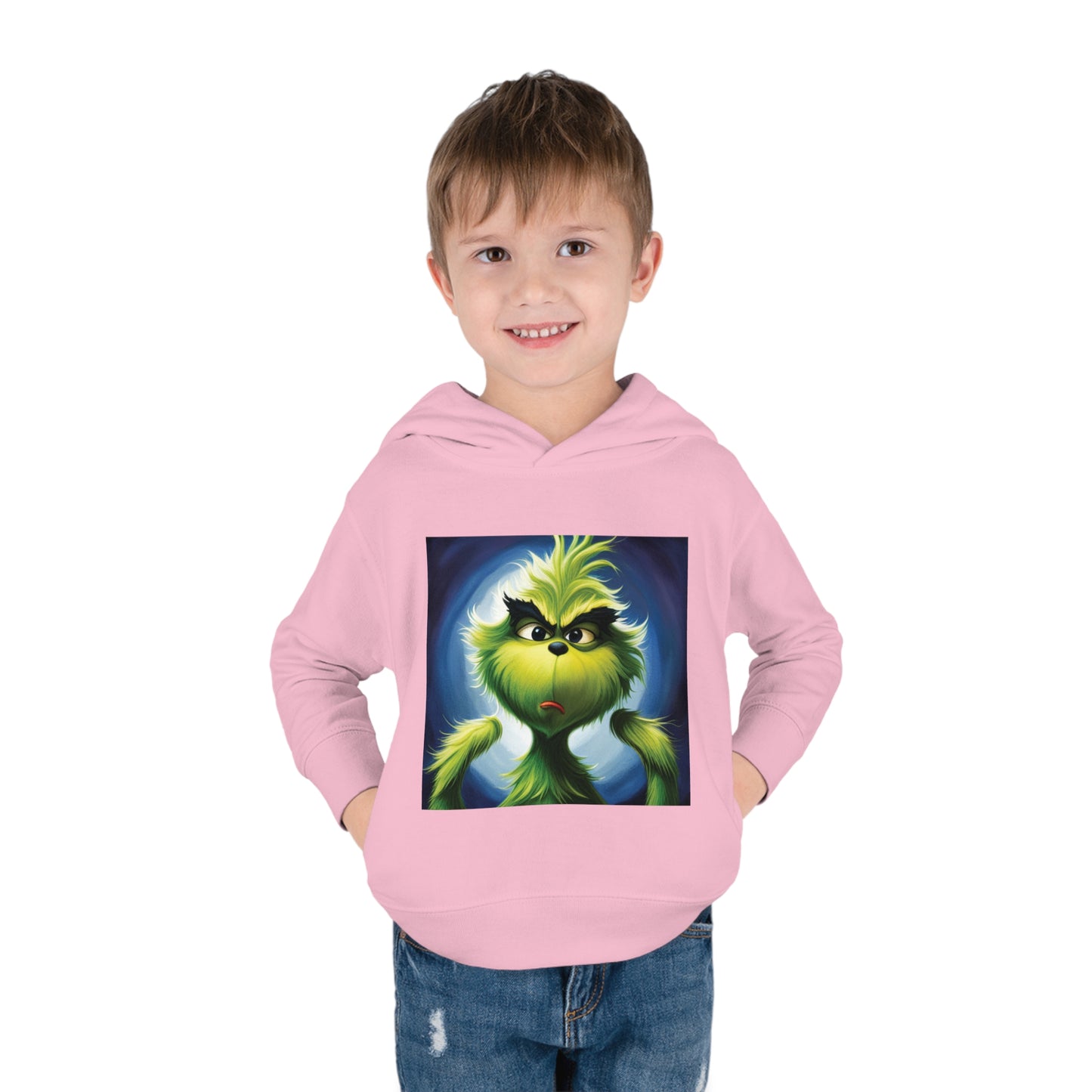 Grinchie Toddler Pullover Fleece Hoodie