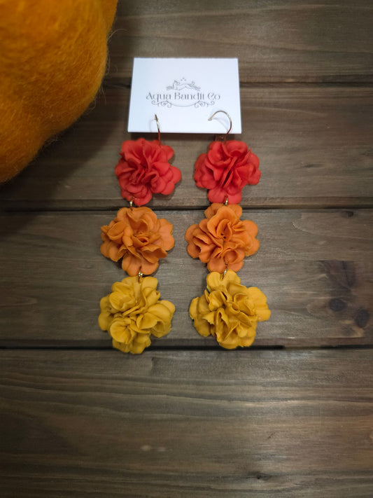 Multi Color Marigold Dangle