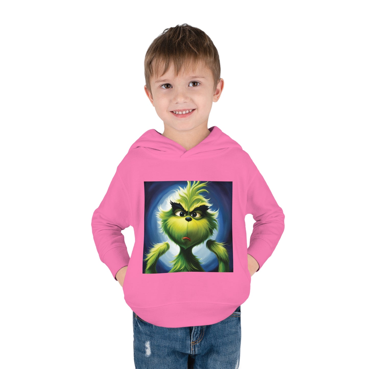 Grinchie Toddler Pullover Fleece Hoodie