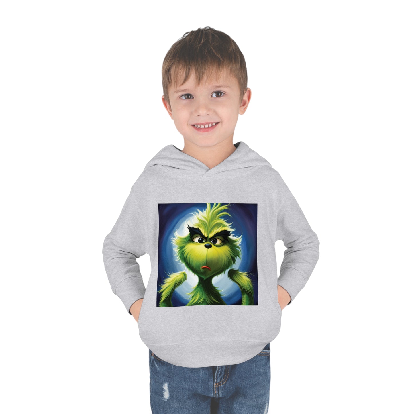 Grinchie Toddler Pullover Fleece Hoodie