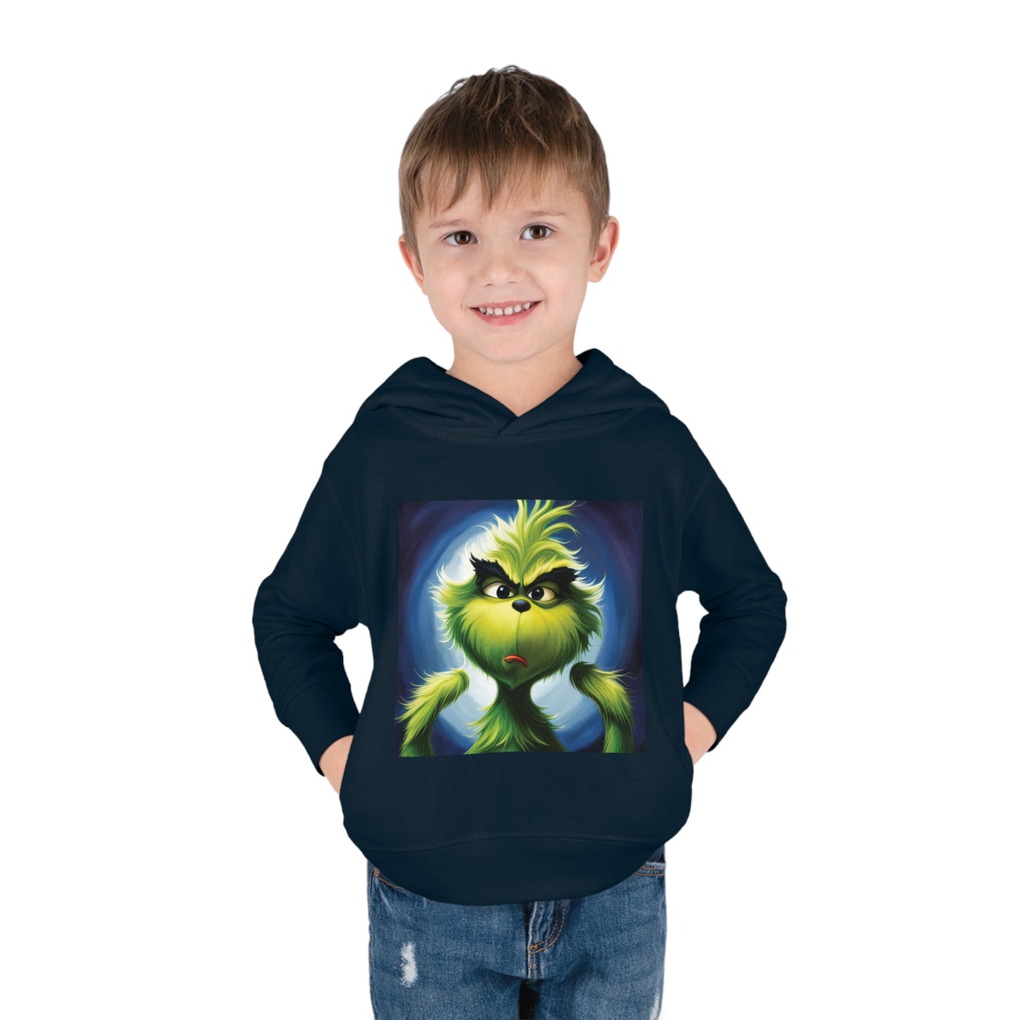 Grinchie Toddler Pullover Fleece Hoodie