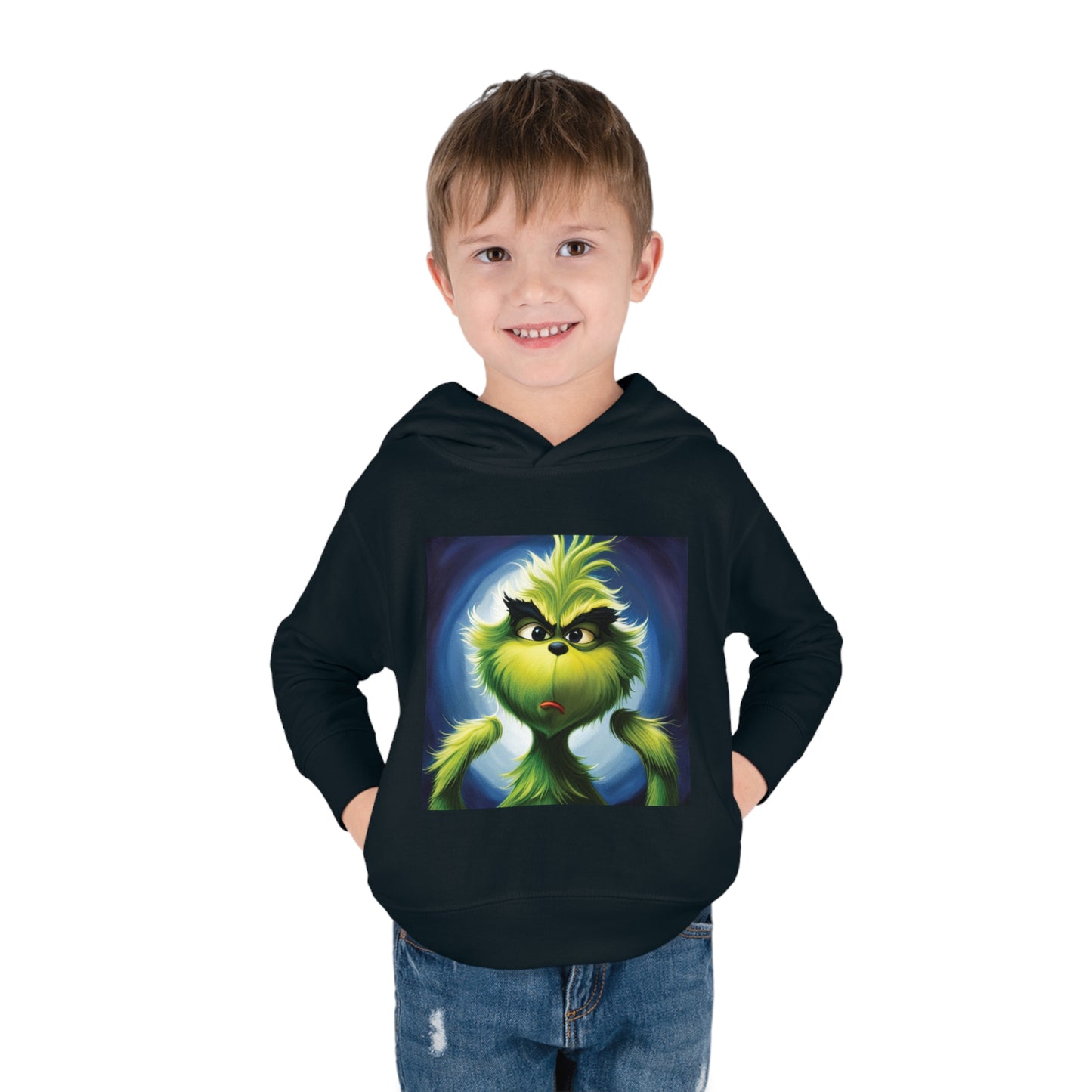Grinchie Toddler Pullover Fleece Hoodie