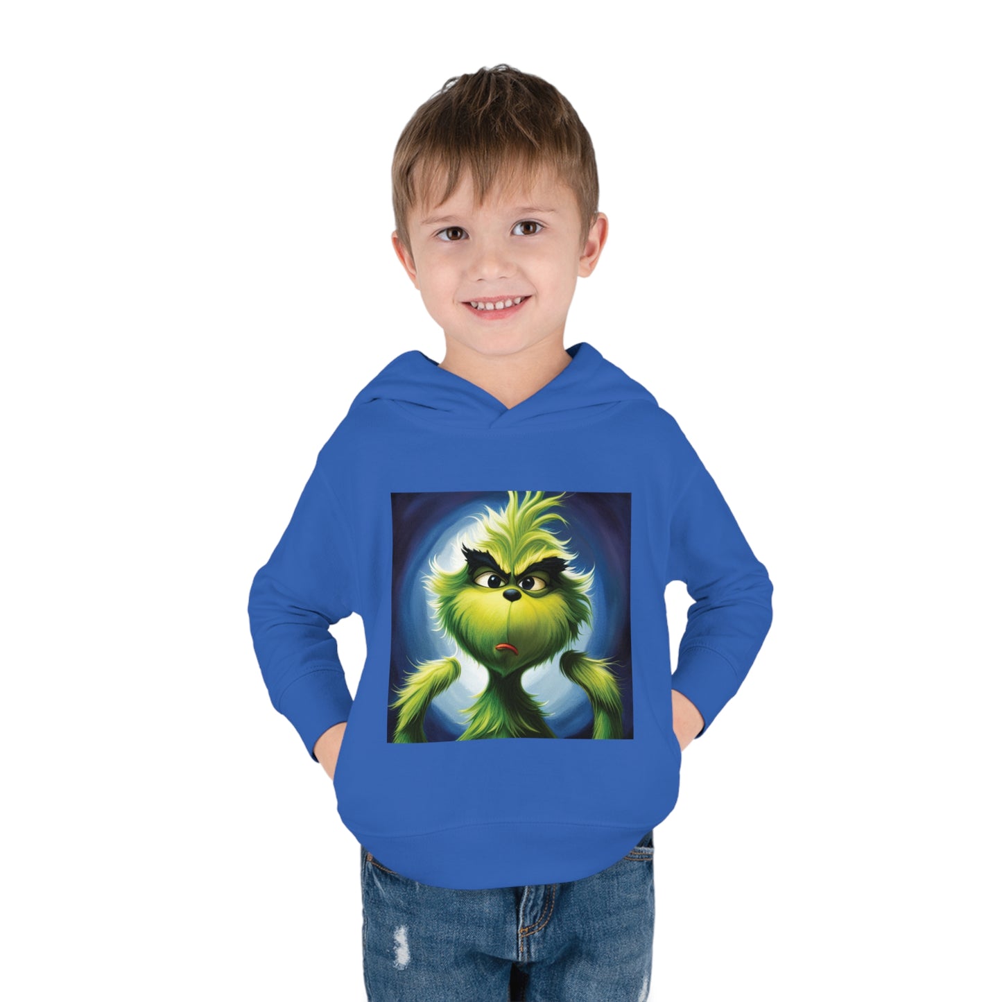 Grinchie Toddler Pullover Fleece Hoodie