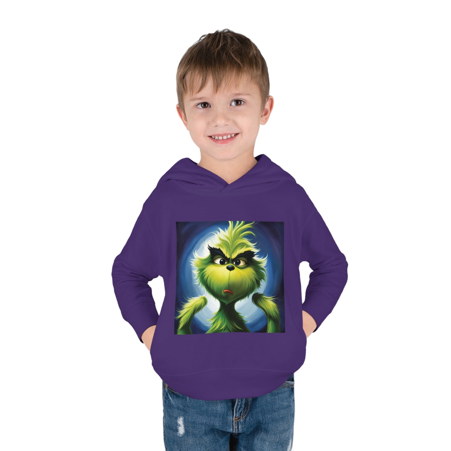 Grinchie Toddler Pullover Fleece Hoodie