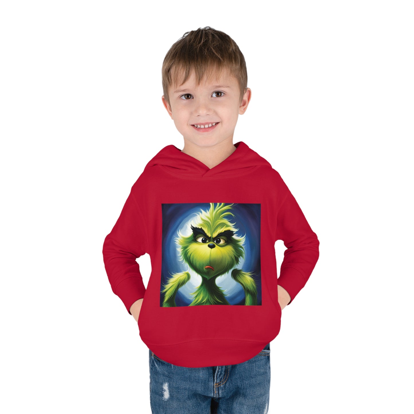 Grinchie Toddler Pullover Fleece Hoodie