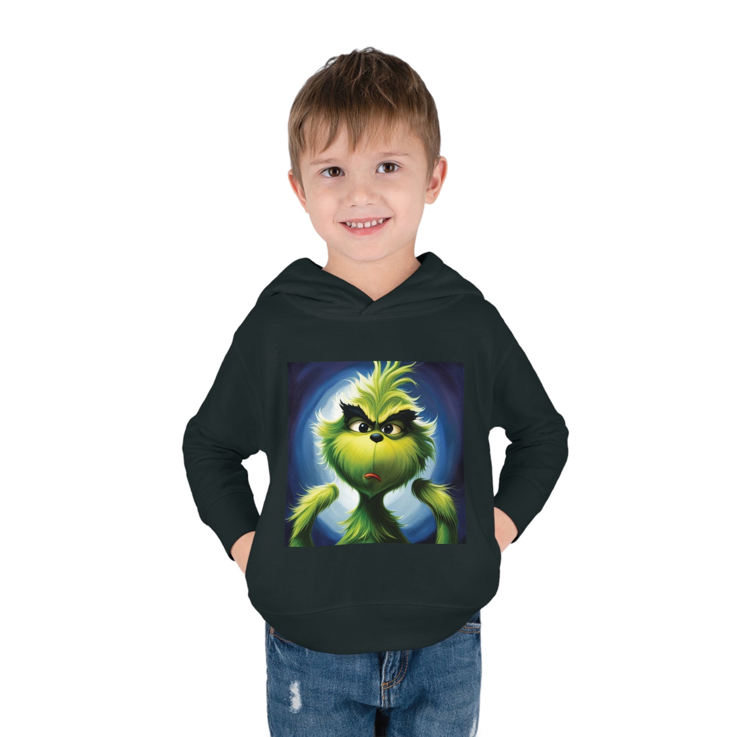 Grinchie Toddler Pullover Fleece Hoodie