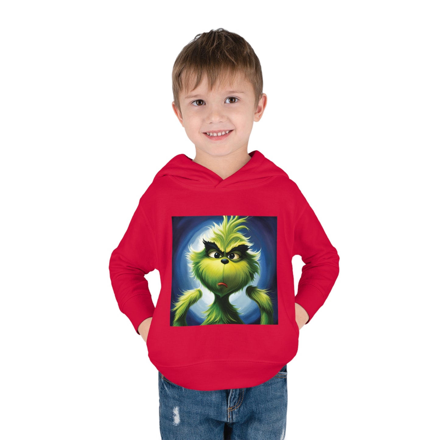 Grinchie Toddler Pullover Fleece Hoodie