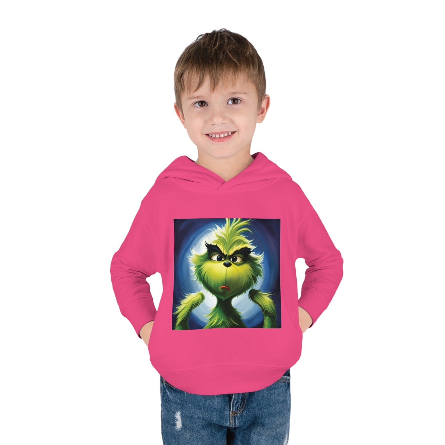 Grinchie Toddler Pullover Fleece Hoodie
