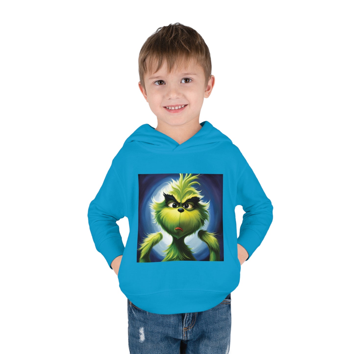 Grinchie Toddler Pullover Fleece Hoodie