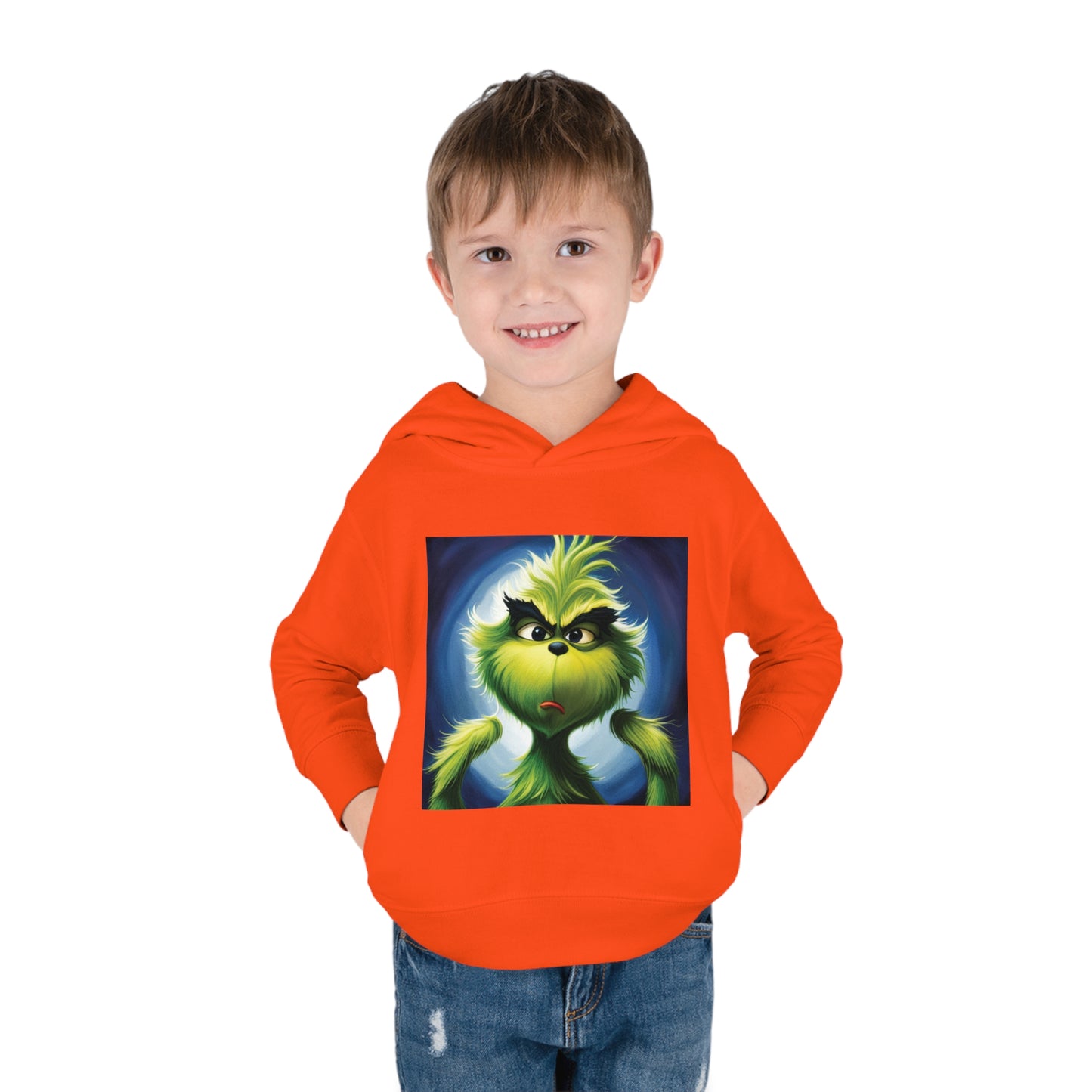Grinchie Toddler Pullover Fleece Hoodie