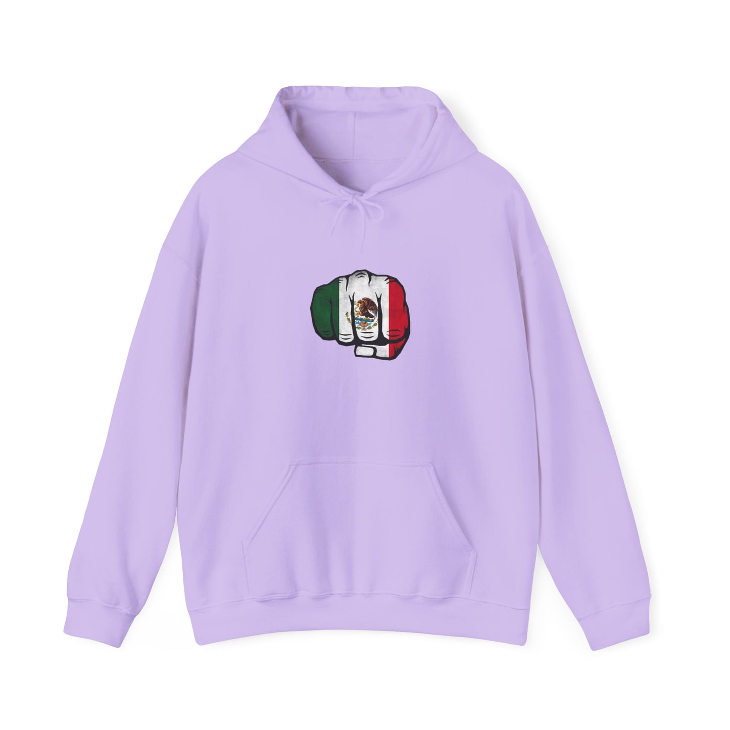Hooded Sweatshirt Mexican Pride Fist Design