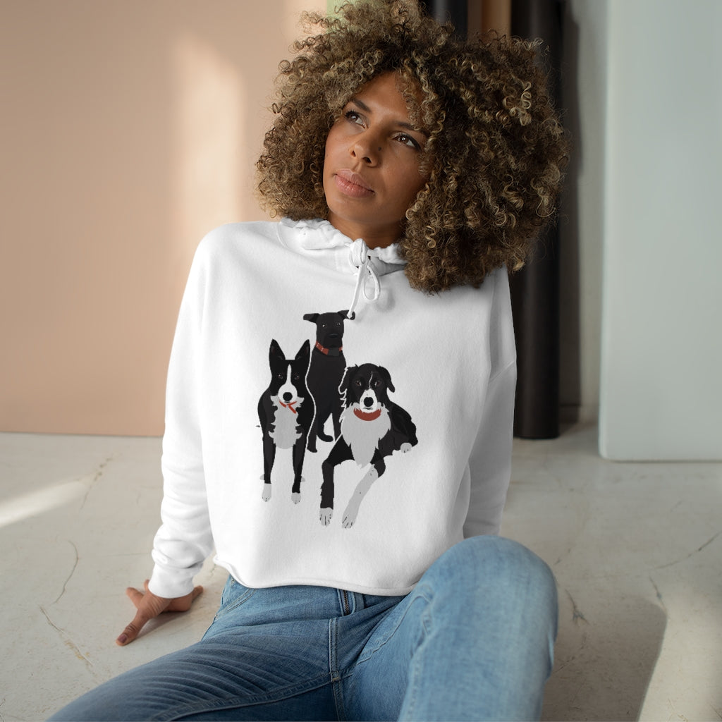 Pets Crop Hoodie