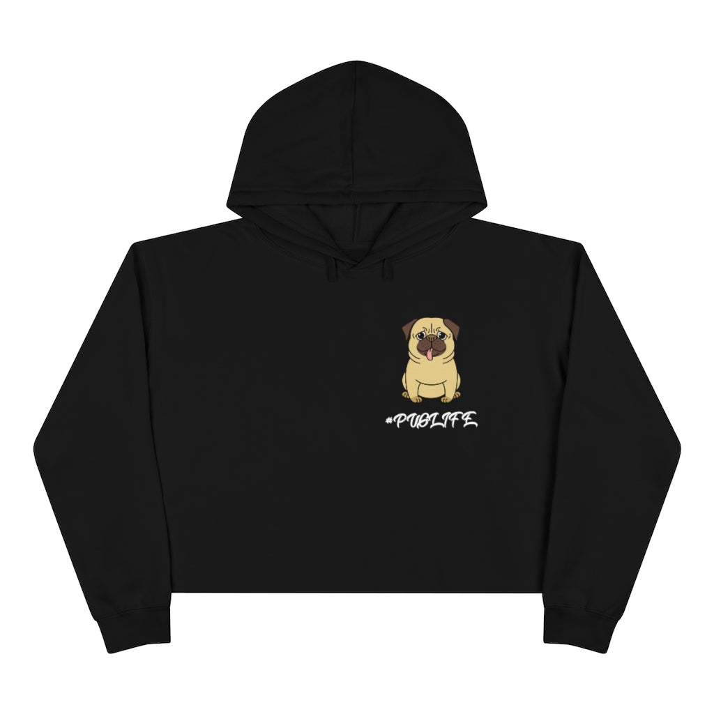 PUG Life-Crop Hoodie