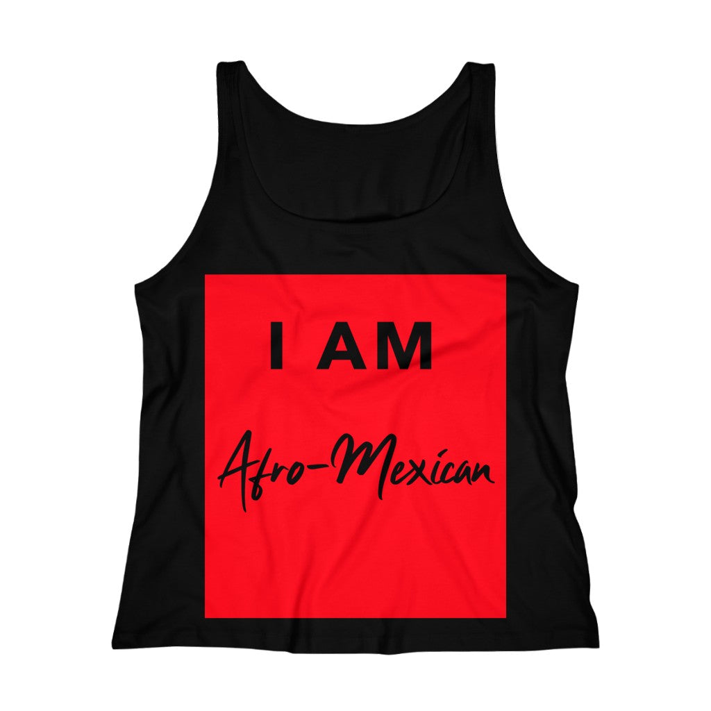 Afro Mexican- Women's Relaxed Jersey Tank Top
