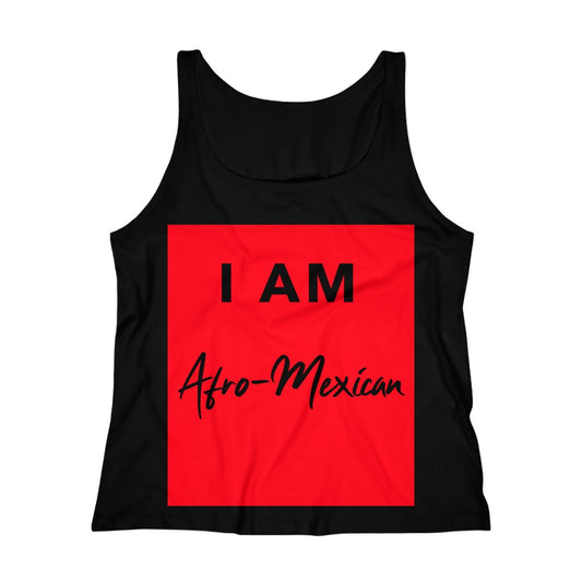 Afro Mexican- Women's Relaxed Jersey Tank Top