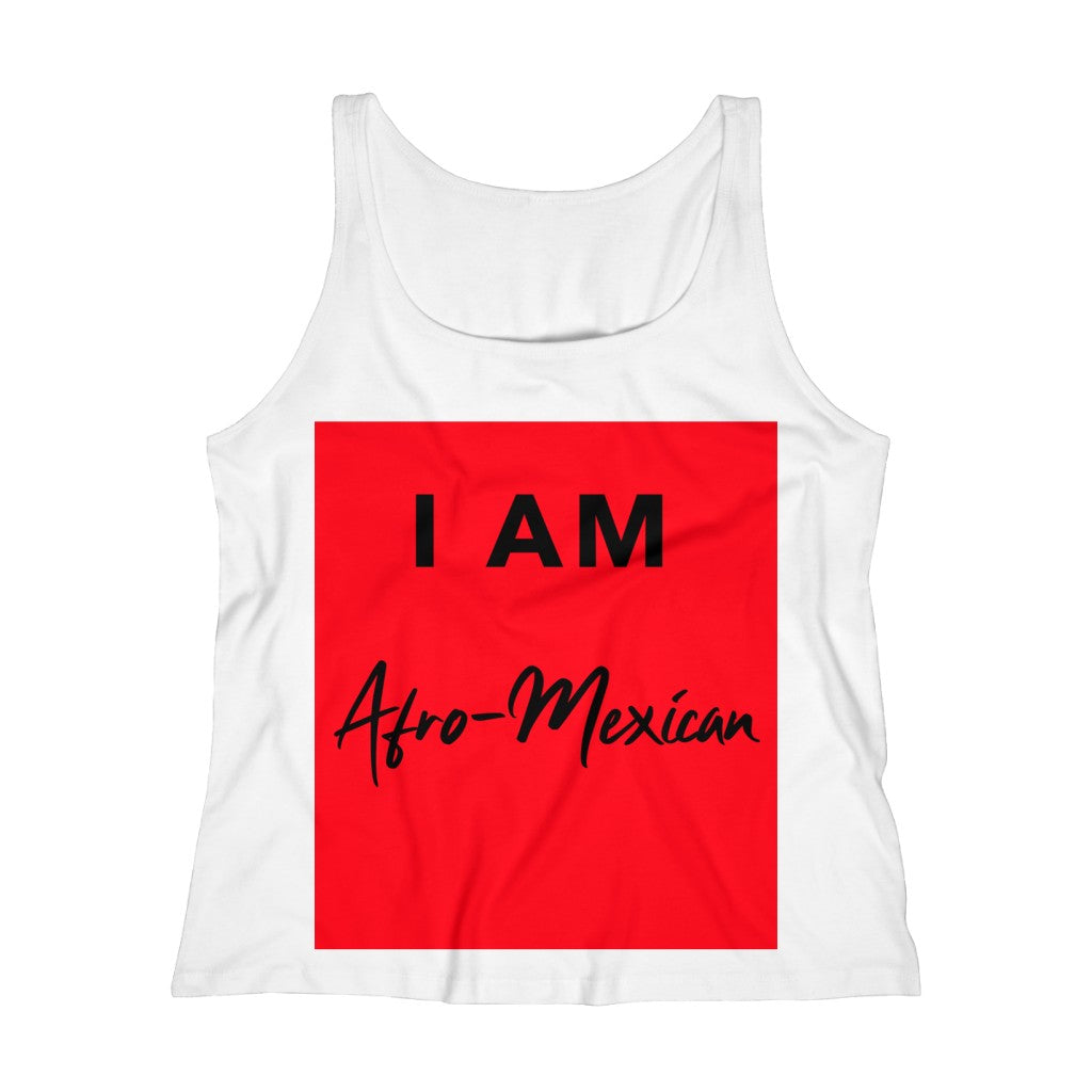 Afro Mexican- Women's Relaxed Jersey Tank Top