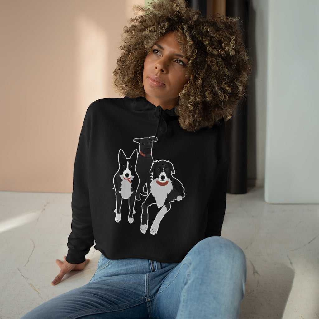 Pets Crop Hoodie