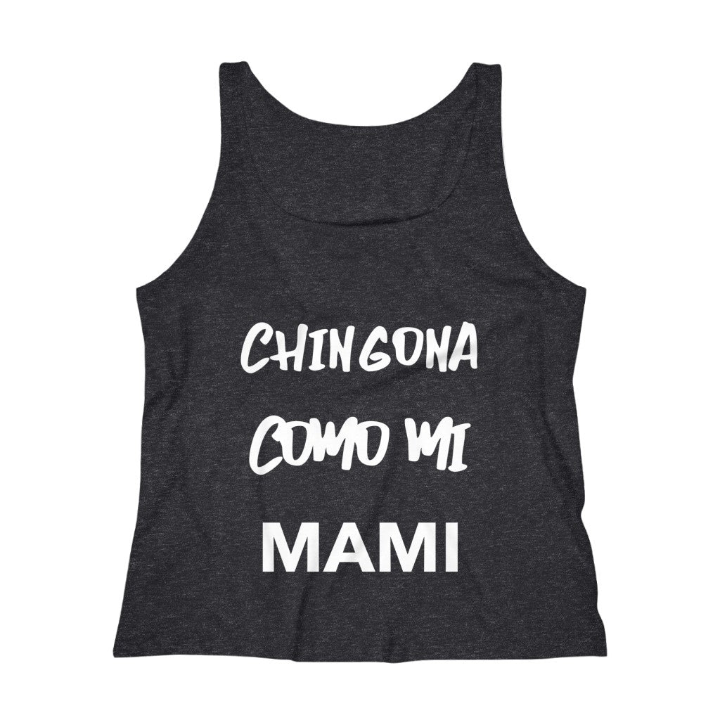 Como mi Mami- Women's Relaxed Jersey Tank Top
