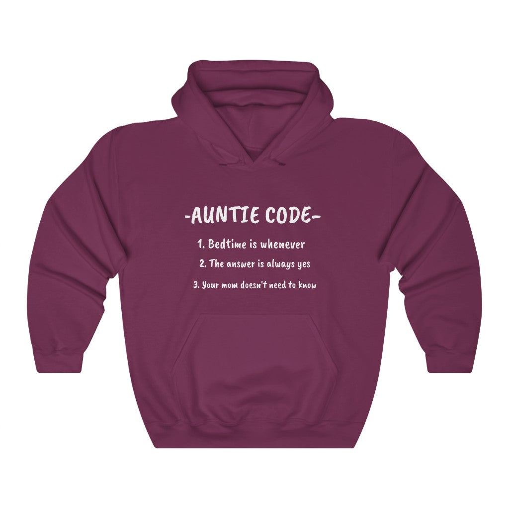 Auntie Code-Hooded Sweatshirt
