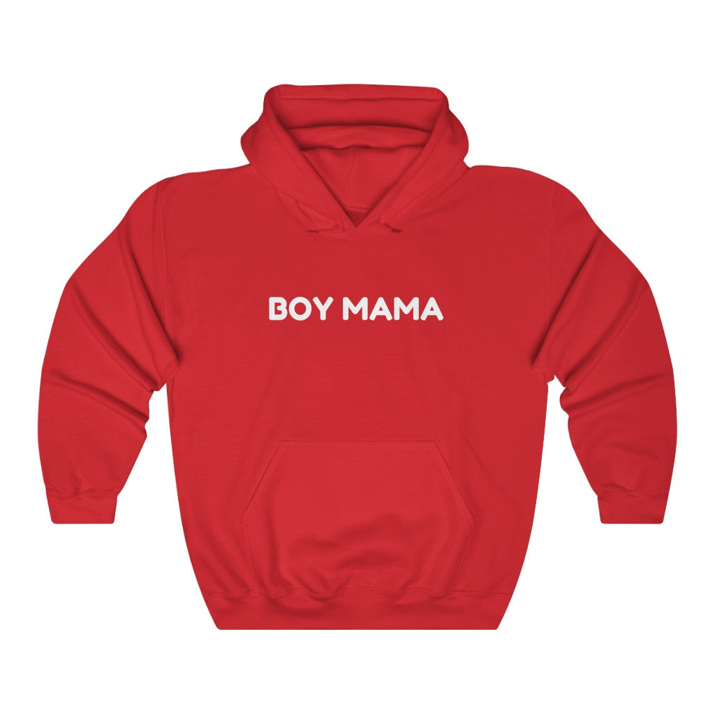Boy Mama-Hooded Sweatshirt