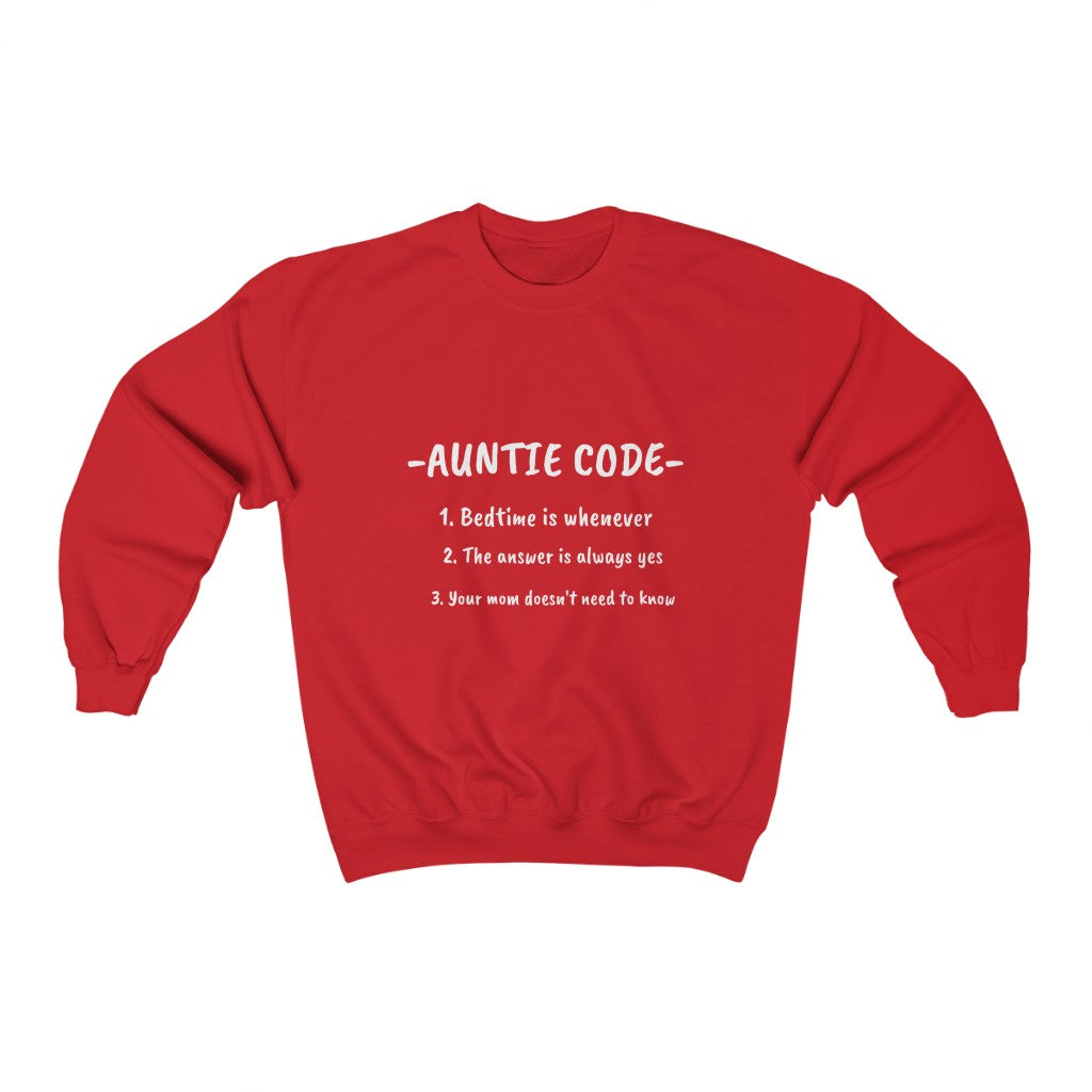 Auntie Code-Crewneck Sweatshirt