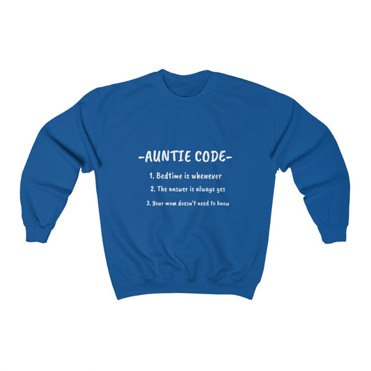 Auntie Code-Crewneck Sweatshirt