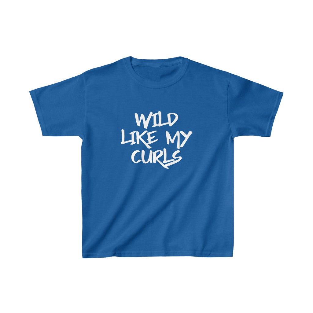Wild Like My Curls-Kids Heavy Cotton™ Tee