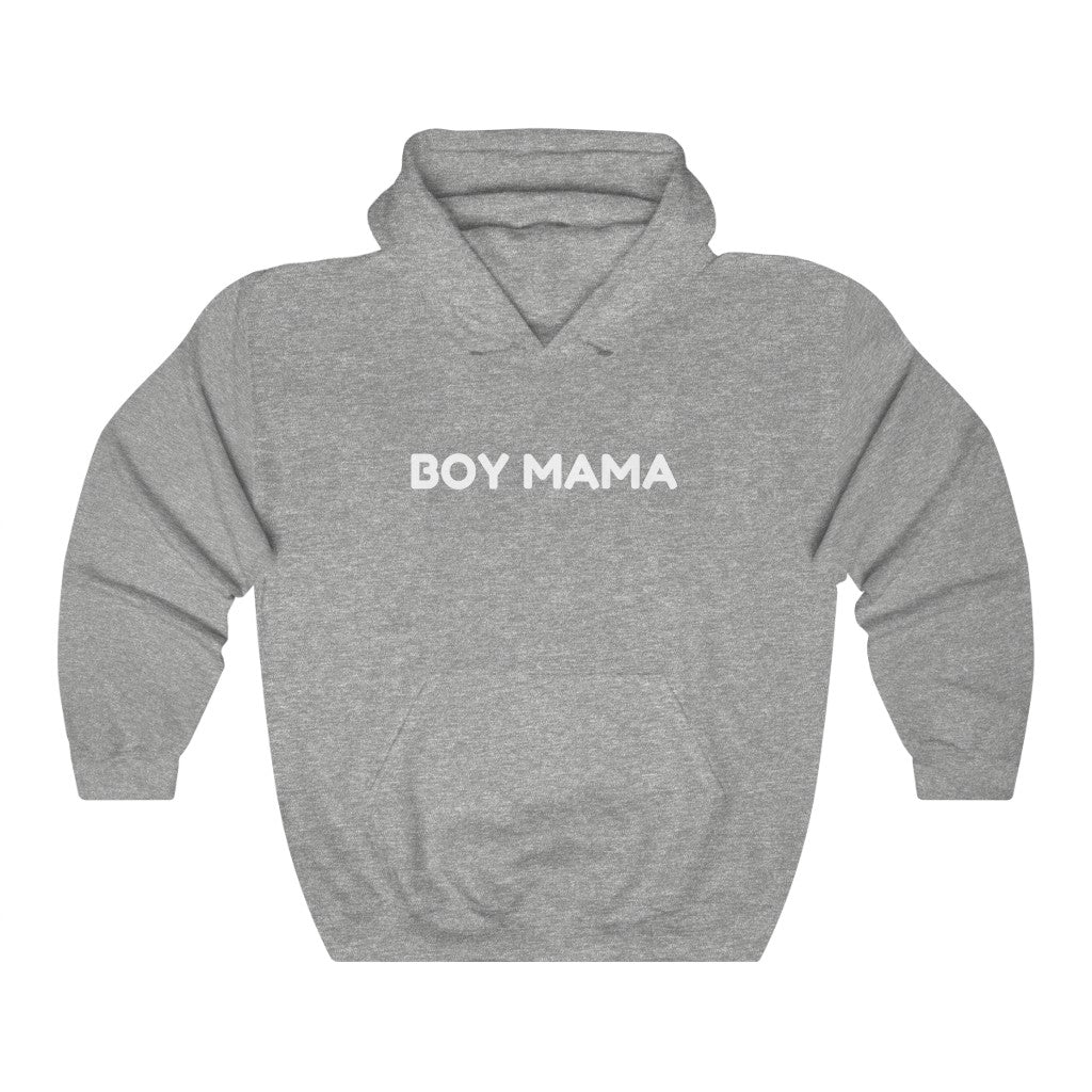 Boy Mama-Hooded Sweatshirt