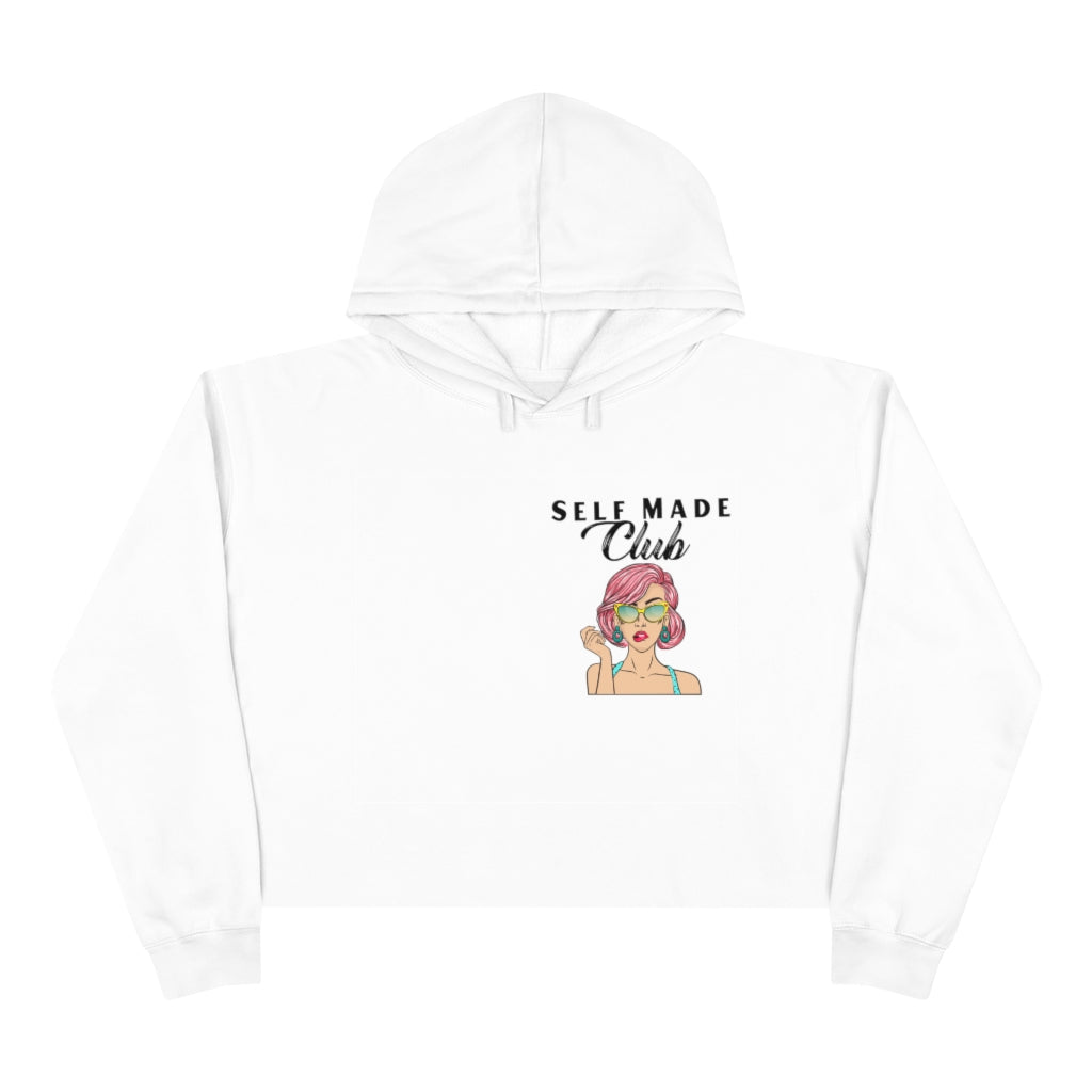 Self Made-Crop Hoodie
