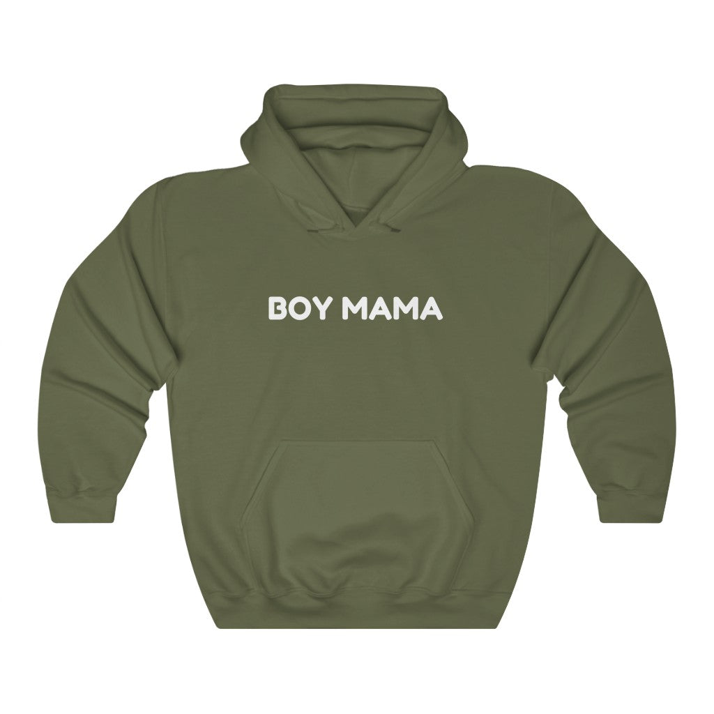 Boy Mama-Hooded Sweatshirt