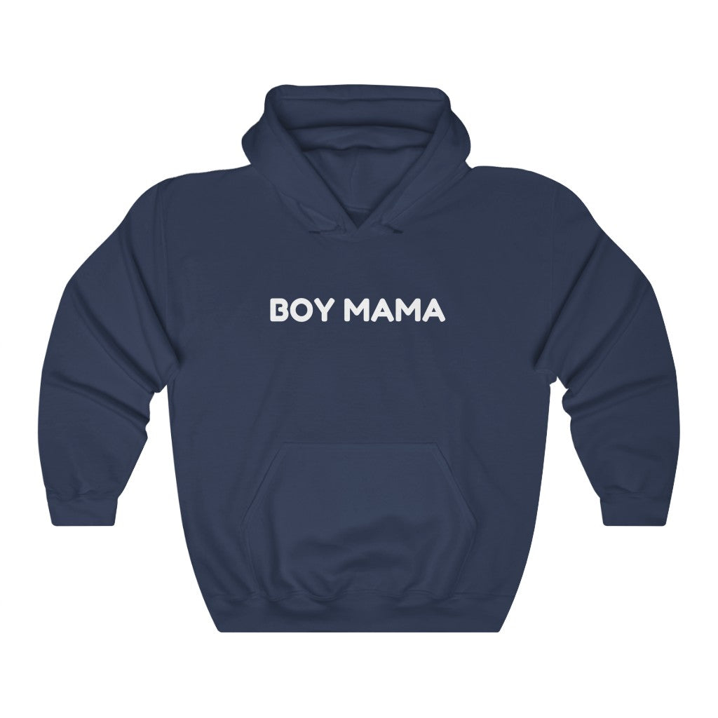 Boy Mama-Hooded Sweatshirt