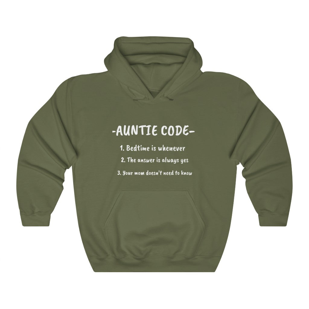 Auntie Code-Hooded Sweatshirt