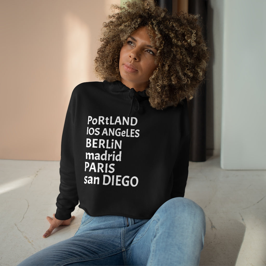My City-Crop Hoodie