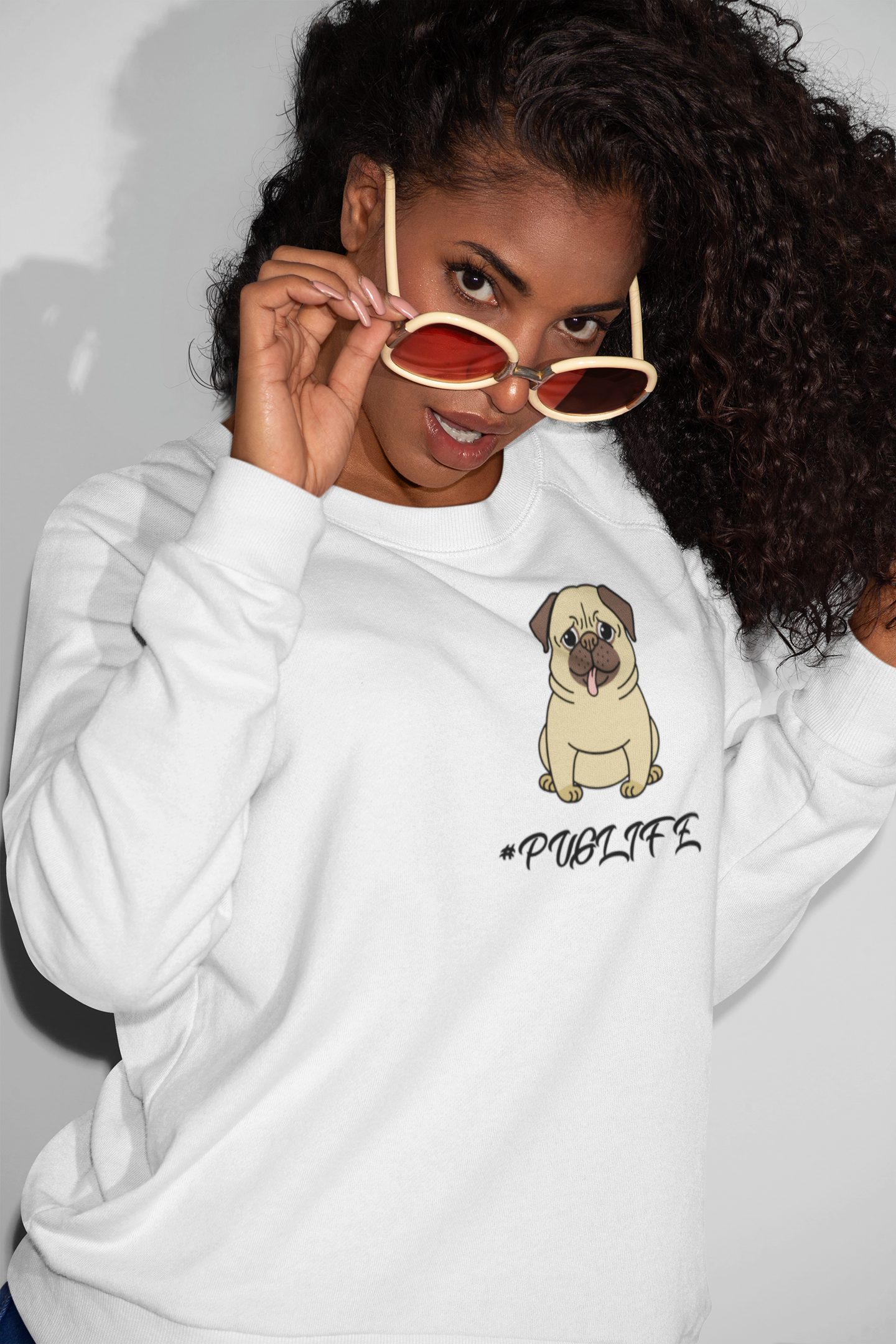 PUG Life- Crewneck Sweatshirt
