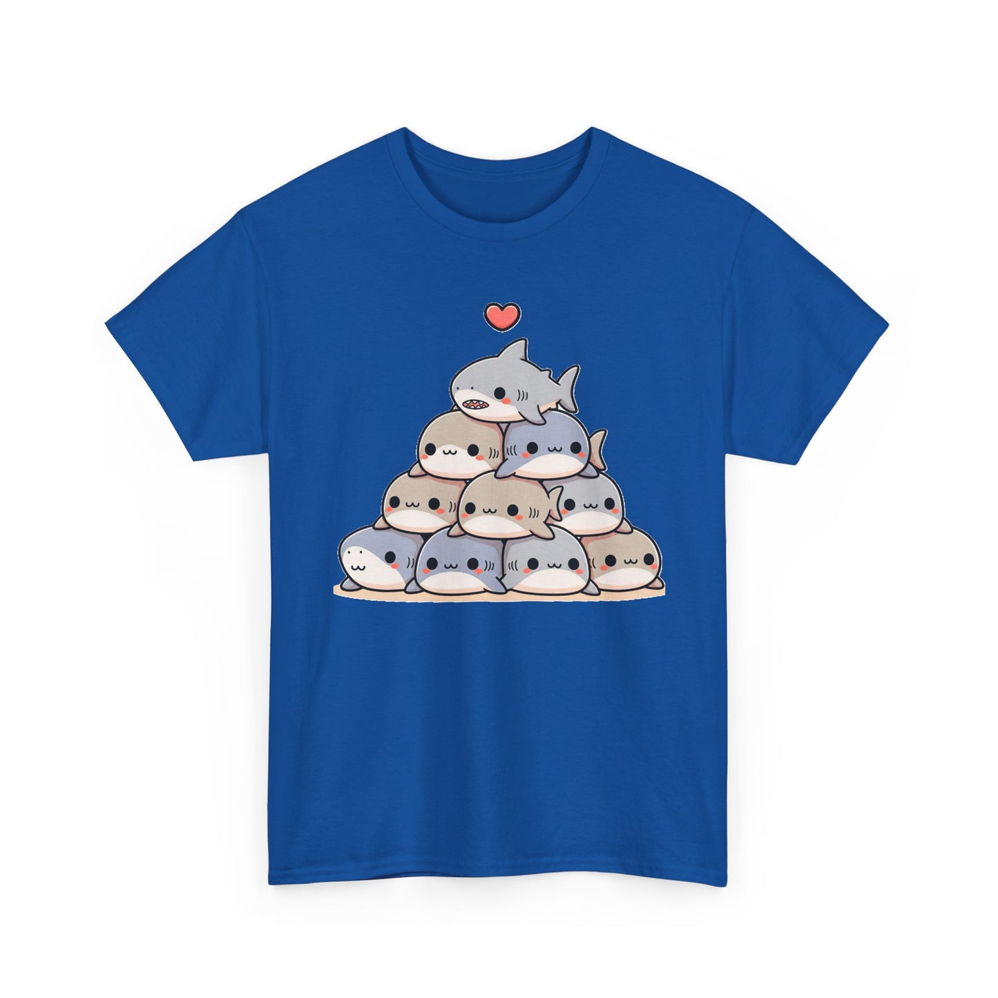 Anime Shark Pyramid Heavy Cotton Tee