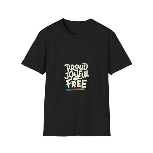 Juneteenth Unisex T-Shirt - Happy Celebration Design