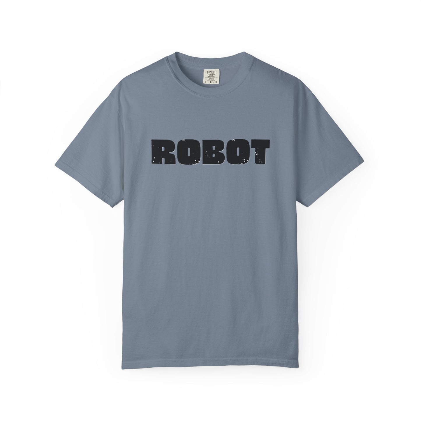Robot (front) / Human (back) T-Shirt — Novelty Sci‑Fi Graphic Tee