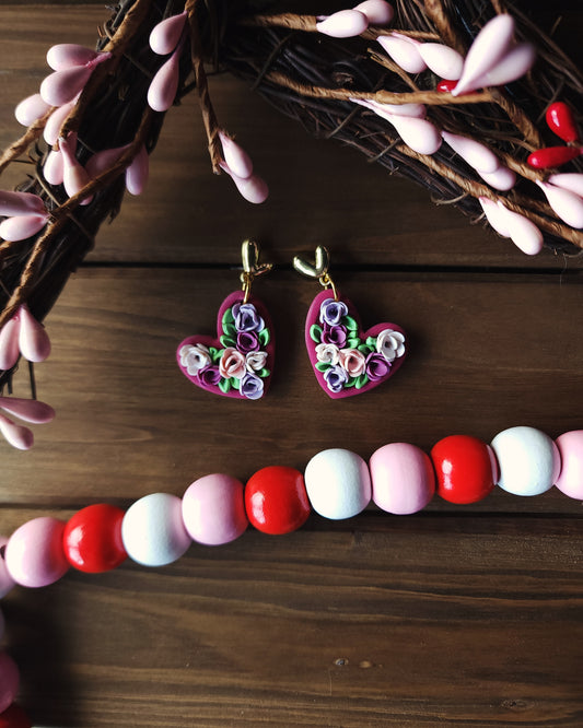 Filled flower dangle
